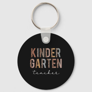 Kindergarten Teacher Ck To School Appreciation Leo Keychain