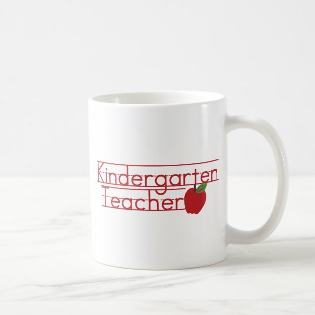 Kindergarten Teacher Coffee Mug (Right)