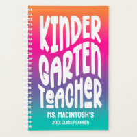 Kindergarten Teacher | Colorful Ombre