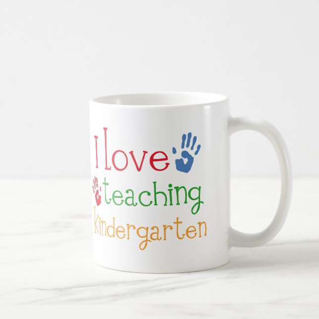 Kindergarten Teacher Gift Coffee Mug (Right)