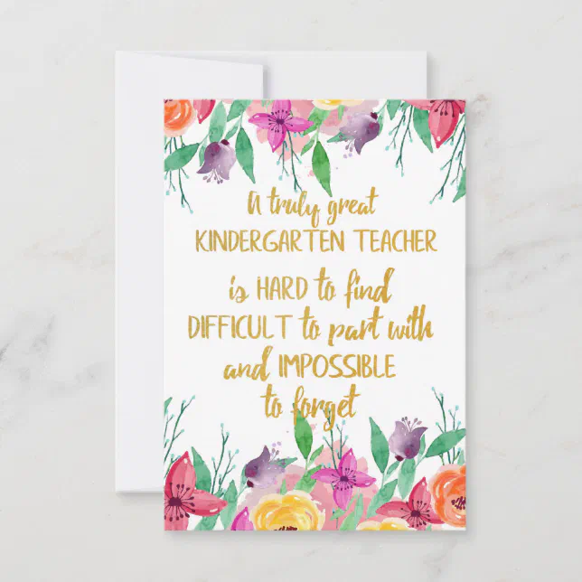 Kindergarten teacher gift Elementary school quote | Zazzle