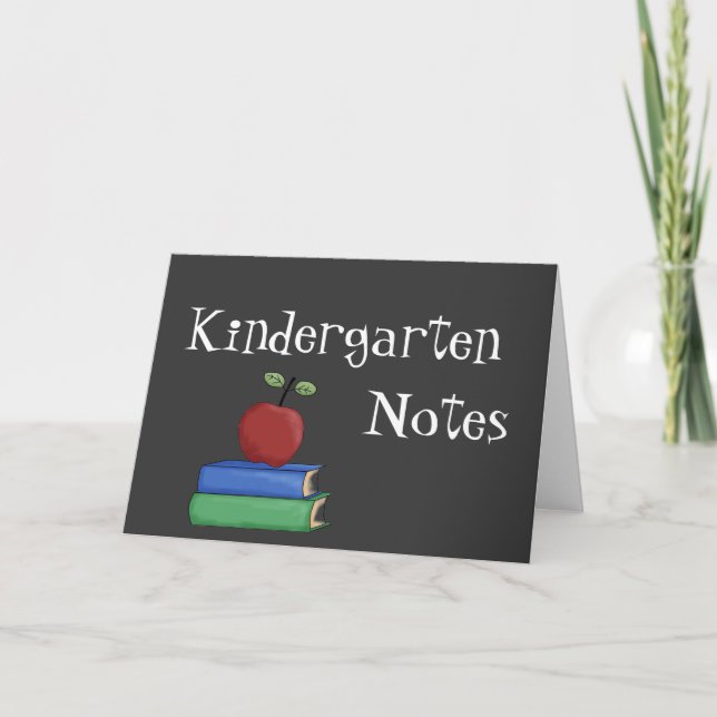 Kindergarten Teacher Note Cards (Front)