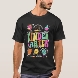 Kindergarten Teacher Student Back To School First T-Shirt