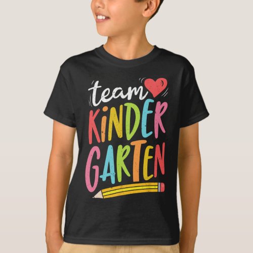 Kindergarten Teacher Student Fun Back To School Gi T_Shirt