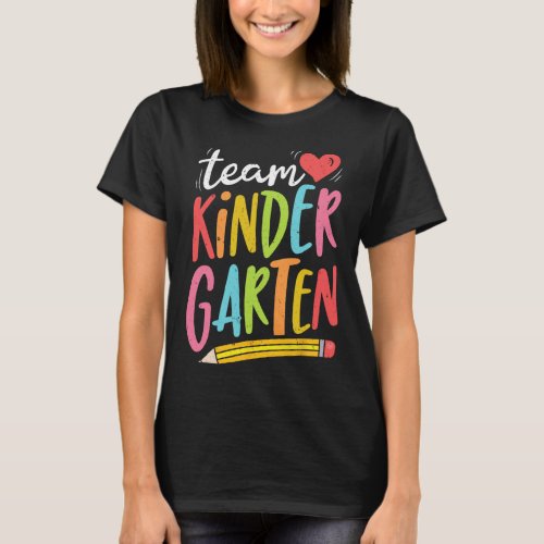 Kindergarten Teacher Student Fun Back To School Gi T_Shirt