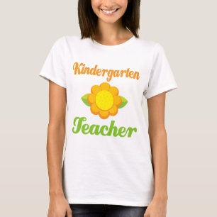 Kindergarten Teacher Sunflower T-Shirt