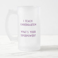 Kindergarten Teacher Superpower Educator
