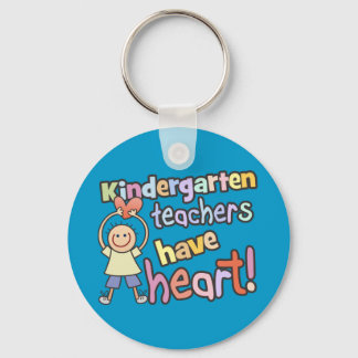Kindergarten Teachers Have Heart Keychain