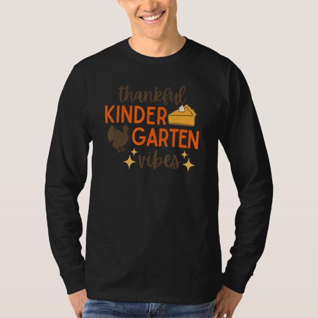 Kindergarten Thanksgiving T-Shirt (Front)