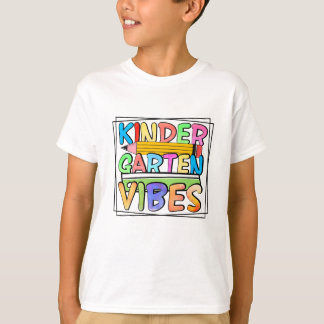 Kindergarten Vibes Colorful Cute Toddler T-Shirt