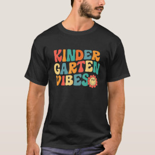 Kindergarten Vibes Kinder Crew Retro First Day Of T-Shirt