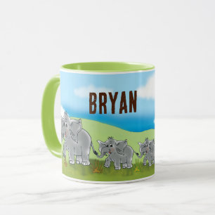 Kindertasse Low elephants - Africa Savanne   Mug