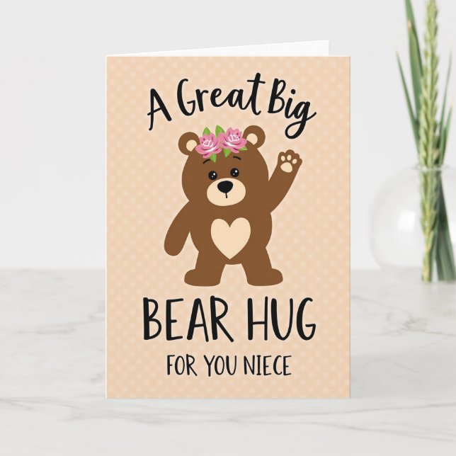 Kindest Mothers Day Hug Card (Front)
