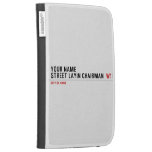 Your Name Street Layin chairman   Kindle Cases
