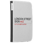 LONDON STREET SIGN  Kindle Cases