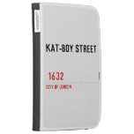 KAT-BOY STREET     Kindle Cases