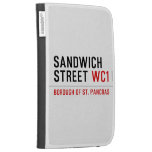 Sandwich Street  Kindle Cases