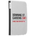 Downing St,  Gardens  Kindle Cases