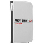 Friday street  Kindle Cases