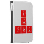 I
 Lv
 you  Kindle Cases