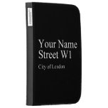 Your Name Street  Kindle Cases