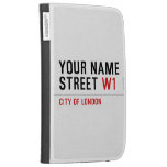 Your Name Street  Kindle Cases