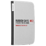 RUBBISH GAYS   Kindle Cases