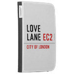 LOVE LANE  Kindle Cases