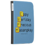 Eppy 
 Bertday
 Precious
 Masangkay  Kindle Cases
