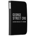 George  Street  Kindle Cases