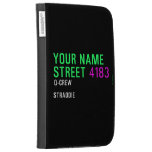 Your Name Street  Kindle Cases