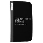 LONDON STREET SIGN  Kindle Cases