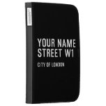 Your Name Street  Kindle Cases