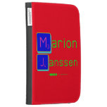 Marion
 Janssen  Kindle Cases