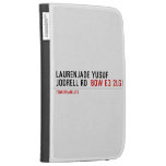 Laurenjade yusuf Jodrell rd  Kindle Cases