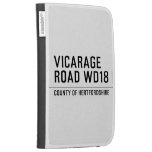 VICARAGE ROAD  Kindle Cases