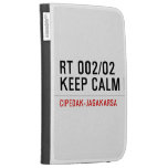 RT 002/02 KEEP CALM  Kindle Cases
