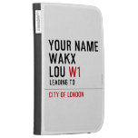 Your Name WAKX LOU  Kindle Cases