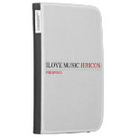 ilove music  Kindle Cases