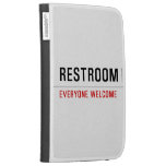 Restroom  Kindle Cases