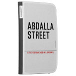 Abdalla  street   Kindle Cases