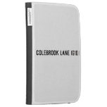 COLEBROOK LANE  Kindle Cases