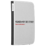 Kgauza Key Gee Street  Kindle Cases