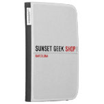 SUNSET GEEK  Kindle Cases