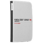 Karla Croft Street  Kindle Cases