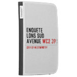 enquete  lons sud  avenue  Kindle Cases