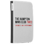 the Hampton  MWB Club  Kindle Cases