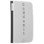 G o d d a m i t   Kindle Cases