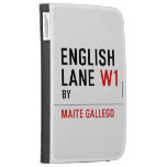 English Lane  Kindle Cases