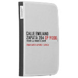 CALLE EMILIANO  ZAPATA 204  Kindle Cases